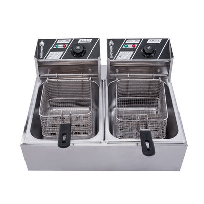 comprare Ristorante Commerciale Gas Frittelle elettriche Frittelle a doppio serbatoio Frittelle di patate Pollo Frittella fabbricazione online