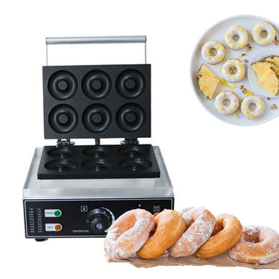 comprare Fast food automatica snack making machine Waffle maker elettrico mini 6 buchi al forno fabbricazione online