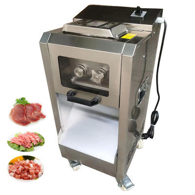 comprare Macchina di taglio automatico di carne fresca di pancetta da 3 mm coltello rotondo piccolo fabbricazione online