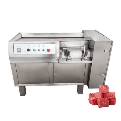 comprare Multifunzione automatica carne di manzo pollo Dicer Macchina di taglio di cubo di carne congelata tagliato in piccoli cubi fabbricazione online