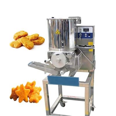 comprare Macchina automatica per la fabbricazione di ciambelle di pollo Macchina per la produzione di patatine di carne 10 pezzi/minuto fabbricazione online