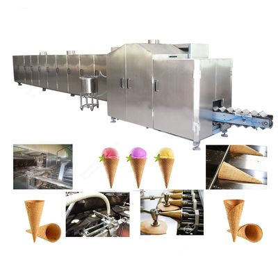comprare Linea di produzione automatica di cono di gelato in acciaio inossidabile 6500-7000PCS/h fabbricazione online