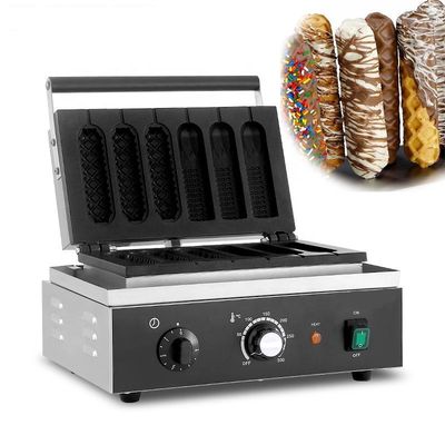 comprare CE Fuso Ferro elettrico Altri Snack Machine Coreano Commerciale Natale 6 Stick Corn Waffle Hot Dog Maker fabbricazione online
