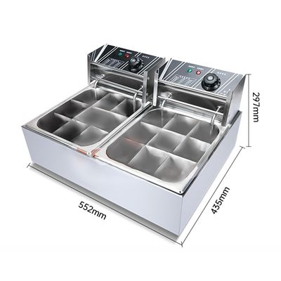 comprare 10L 9 Grids Commercial Meatball Hot Pot Food Kanto Macchine da cucina Prezzo di fabbrica fabbricazione online