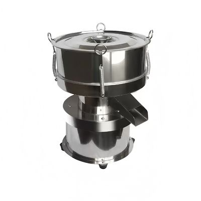 comprare Piccola macchina automatica vibrante da tavolo per setacciare e scuotere farina per tavoli di panatura e snack fabbricazione online