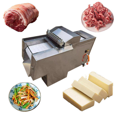 comprare Macchina di taglio di carne congelata Cubo Automatica Macchina di taglio di pollo Capra Dicer Macchina di taglio di carne di manzo fabbricazione online