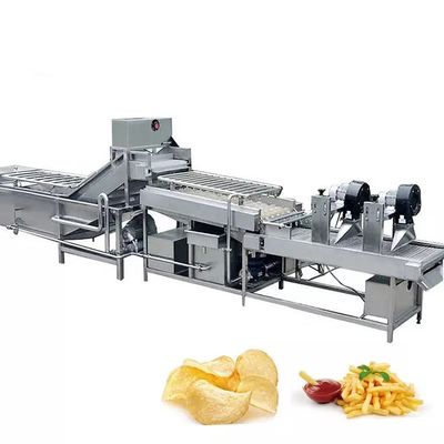 Linea di produzione semiautomatica di patatine fritte congelate macchina di produzione di patatine fritte macchina per la vendita