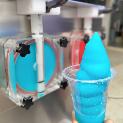 2 Sapori Nuova Slush Machine con luce LED Cocktail surgelati Margarita Granita Smoothies Slushy Machine