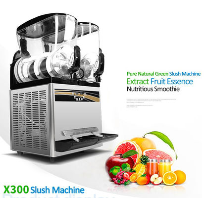 15+15L Commercial Slush Machine In vendita 220V/110V 500W Con LCD Screen Touch Switch