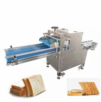 Macchina di taglio del pane a fette commerciale 1.2kw 304 in acciaio inossidabile