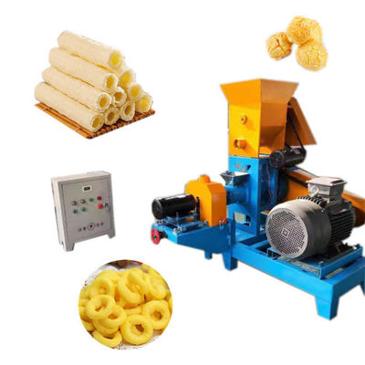 Macchine alimentari a base di mais, snack, macchine automatiche per la puffatura del riso, macchine per la produzione di popcorn industriale