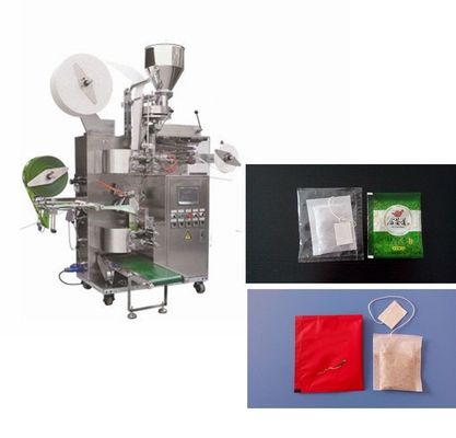 Macchina automatica per imballaggio del tè a 25 sacchetti/min con sacchetto interno e busta
