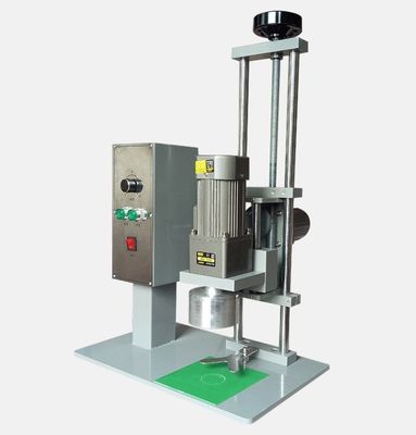Semi-automatica orizzontale scatola di latta sigillatore macchina shampoo sparatutto di plastica spray bottiglia tappo macchina