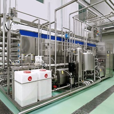 500lph Linea di lavorazione del latte pastorizzato Macchine per la lavorazione dei latticini in bottiglia SUS304 / 316L