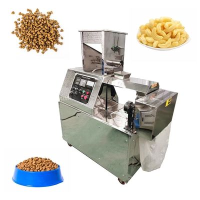 Fabbrica Snack Bar Twin Screw Corn Puff Snack Extruder Machine 5,5 kW