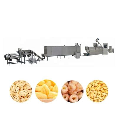 La linea di produzione di biscotti e polpette di mais è facile da installare
