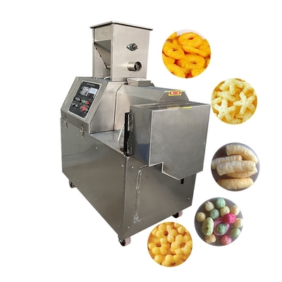 Piccola Mini Palla di Patate Soffiata Riso Grano Mais Farina Bastoncini Patatine Snack Cibo Produzione Estrusione Formaggio Puff Estrusore Macchina per Mais