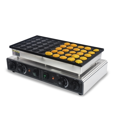 50 PZ Produttore Commerciale di Poffertjes Elettrico Macchina per Pancake Rivestimento Antiaderente Corpo in Acciaio Inossidabile Macchina per Snack per Snack Bar